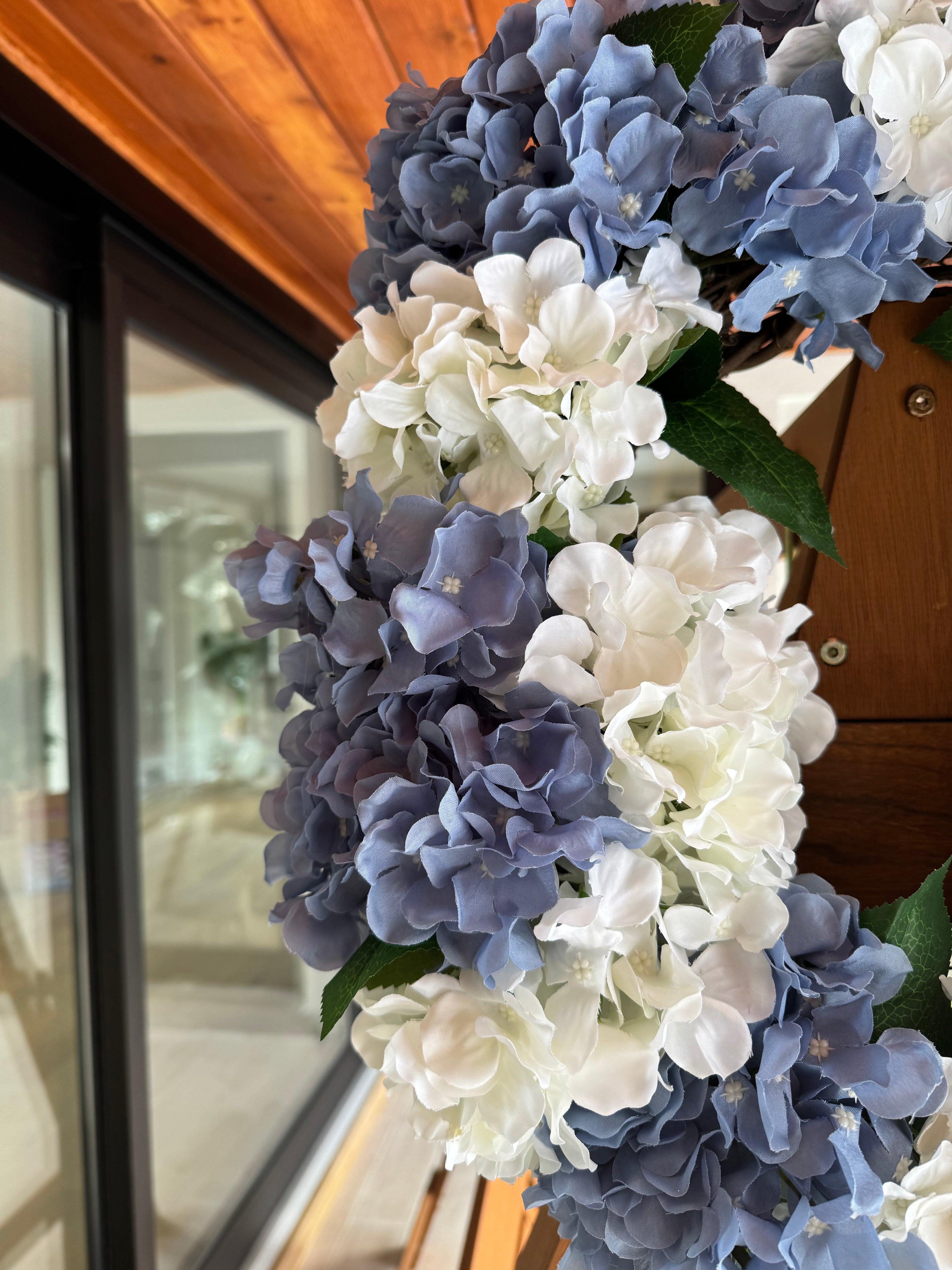 Blue and Multi-Color Garden Wreaths