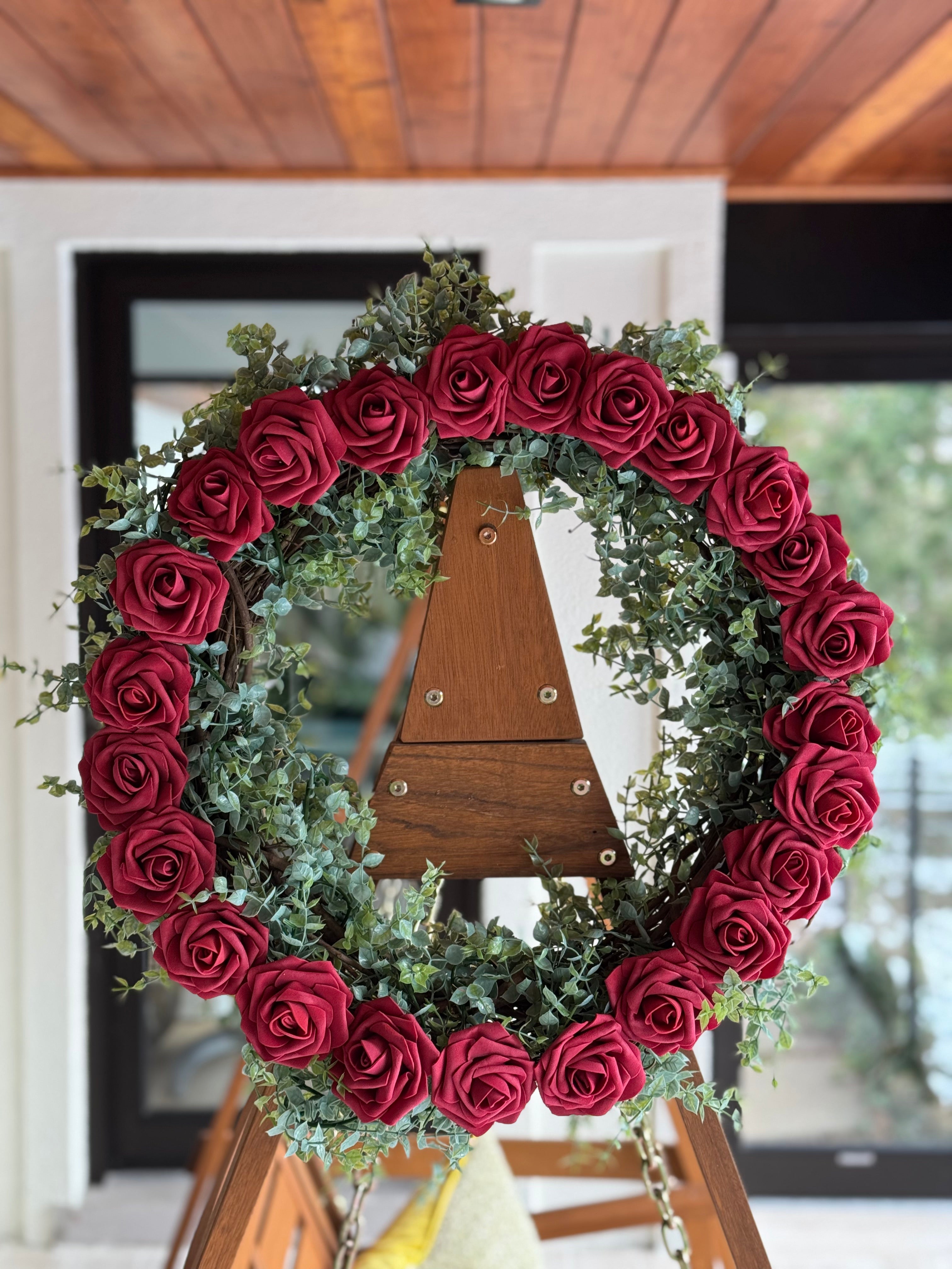Red Rose Wreath