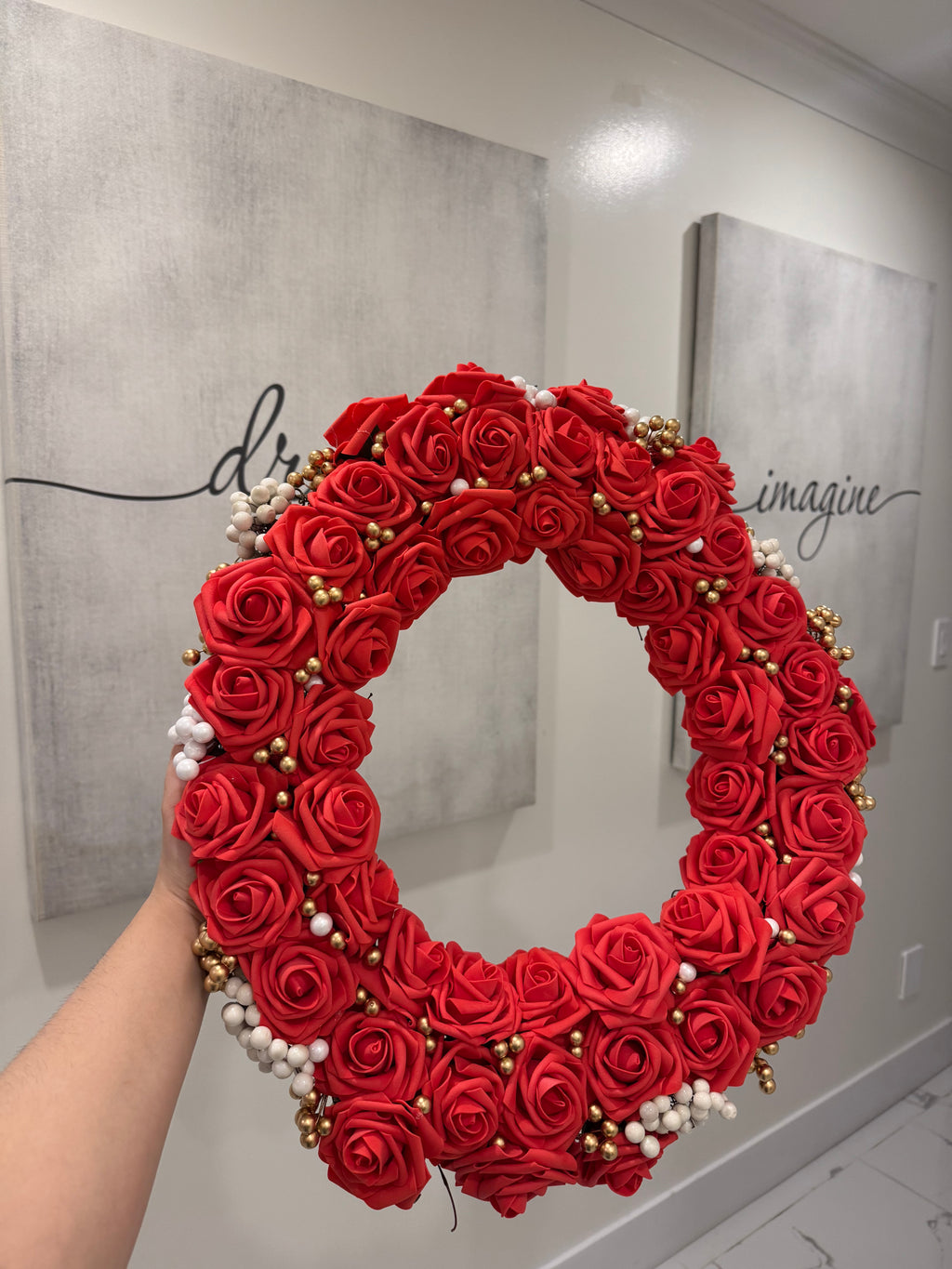 Red Love Wreath