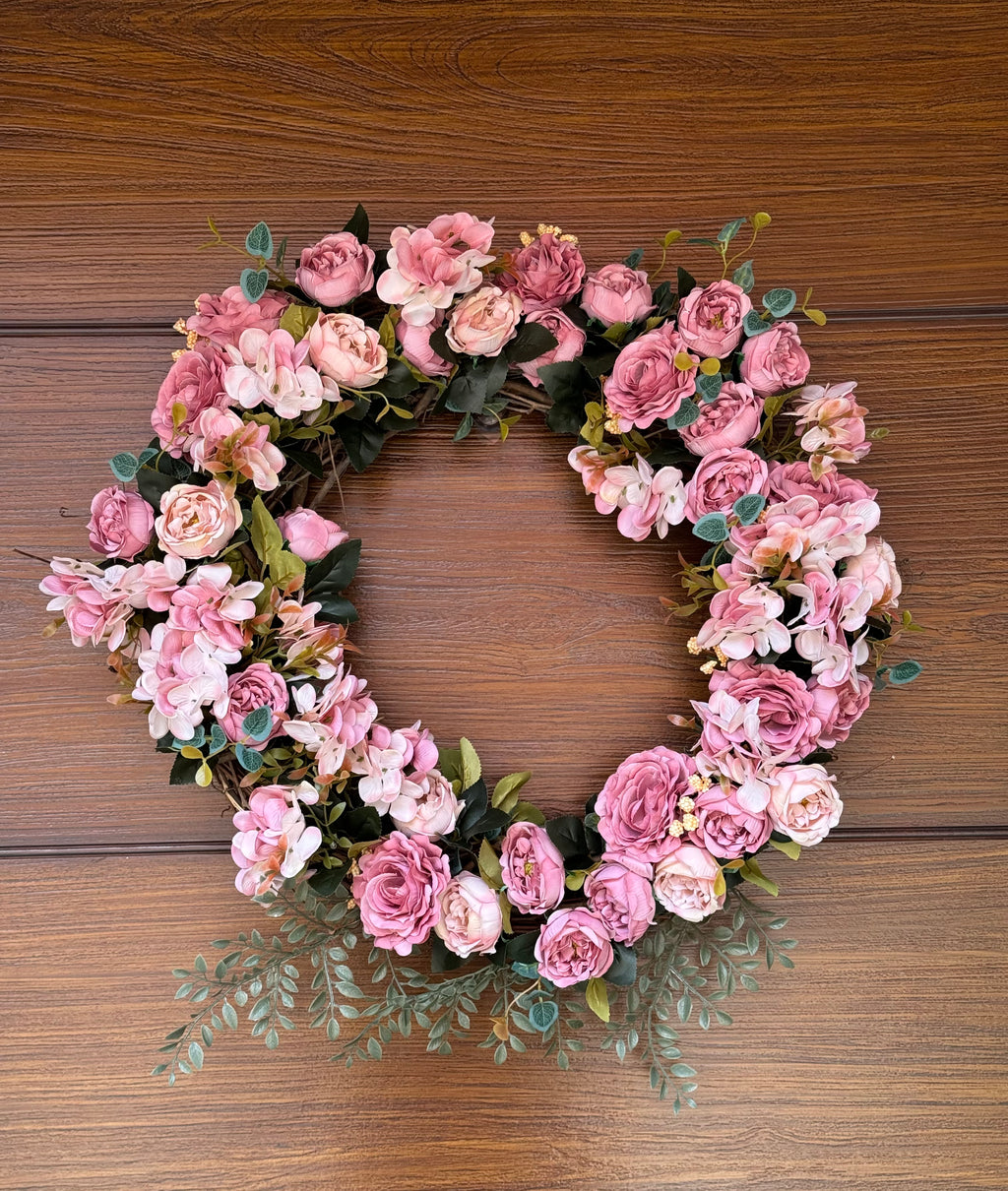 Pink Floral Wreath