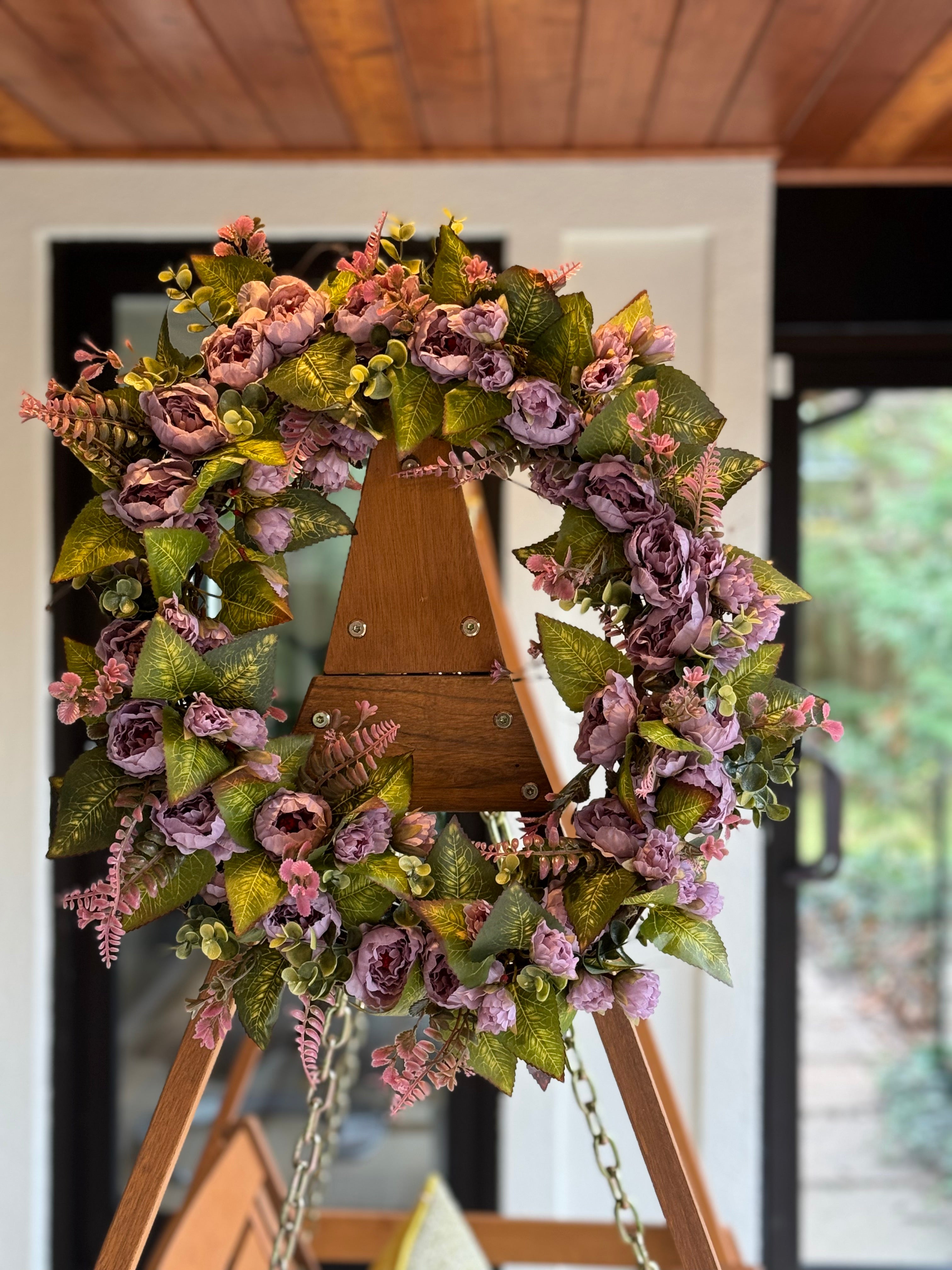 Pink Garden Wreath