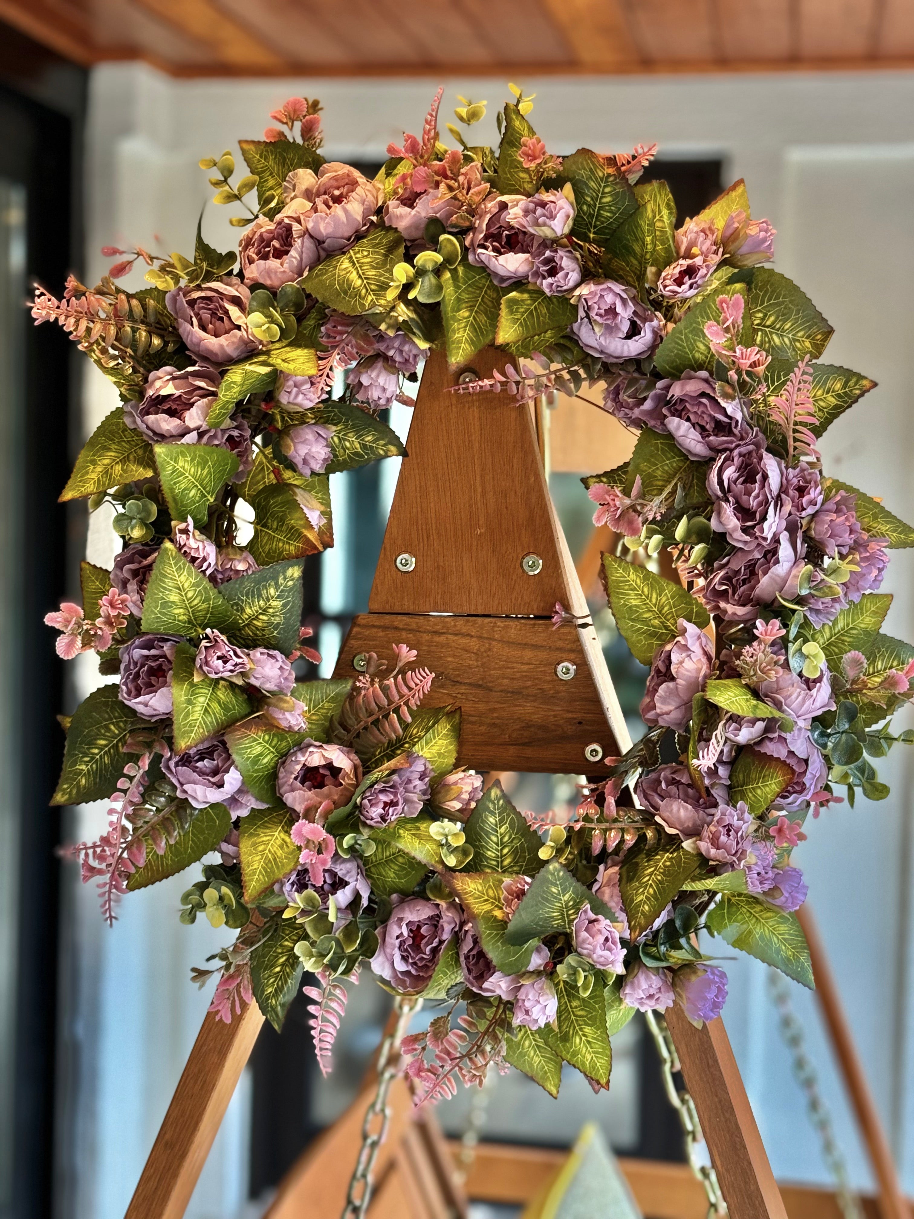 Pink Garden Wreath