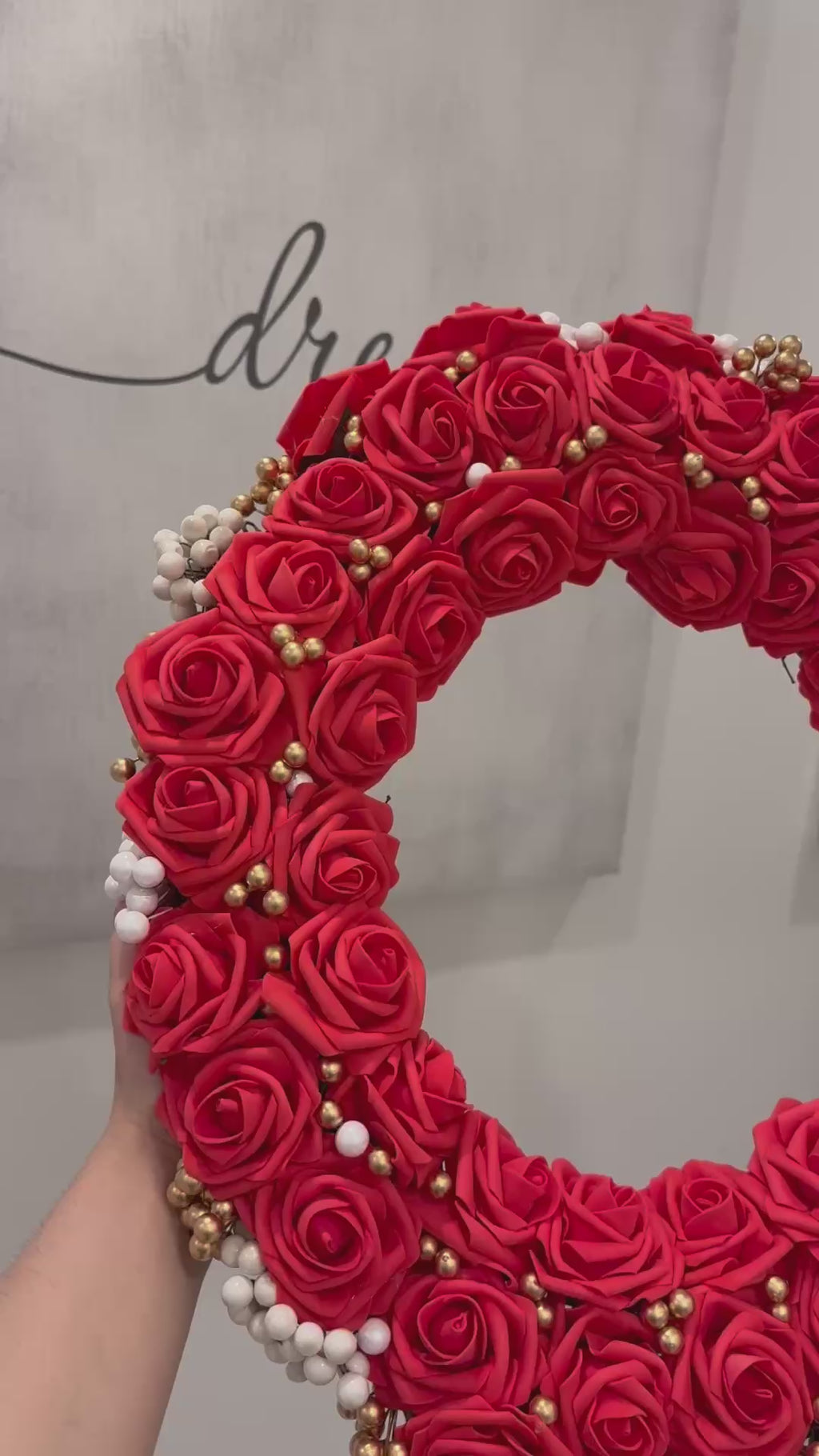 Red Love Wreath