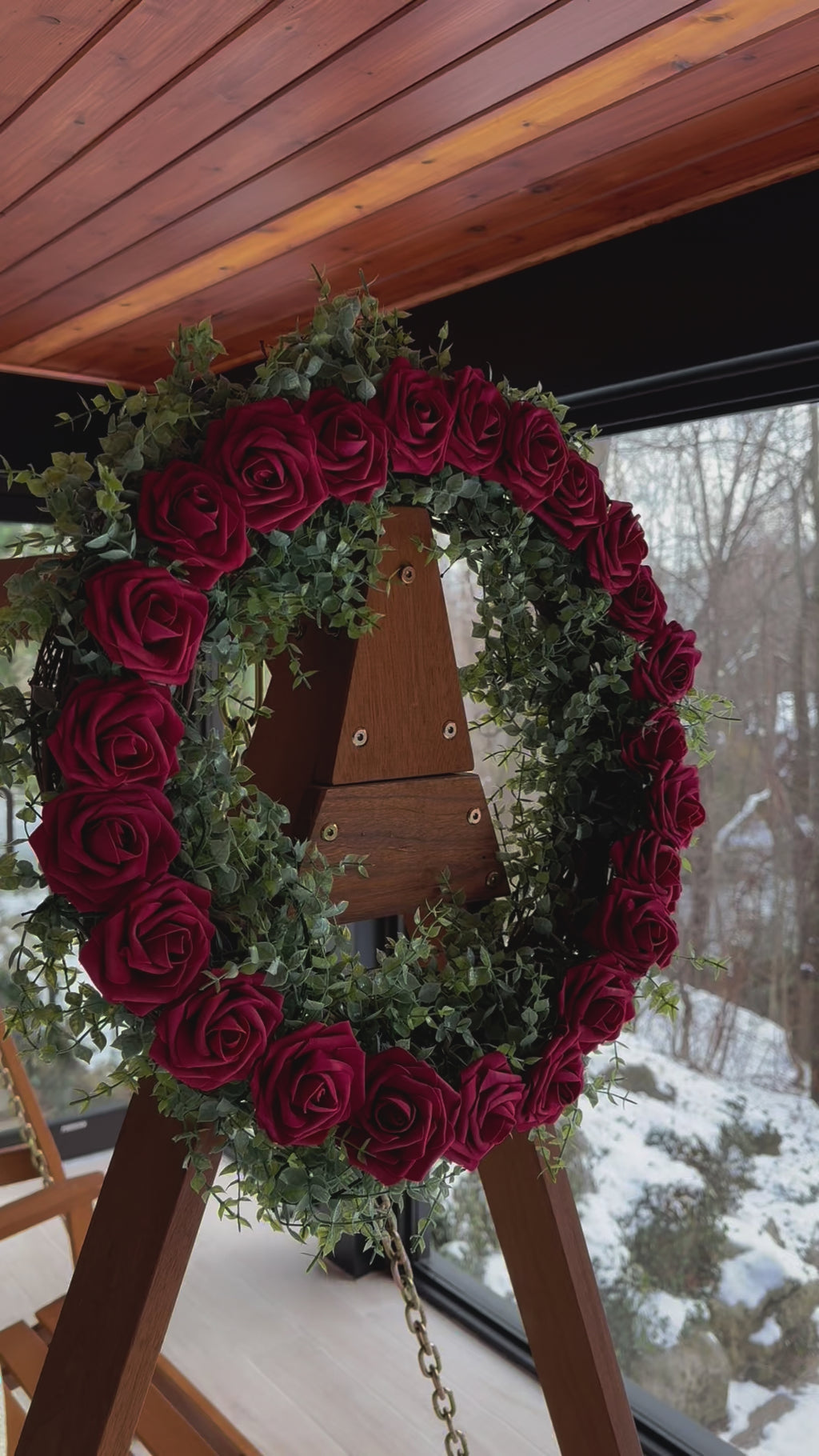 Red Rose Wreath